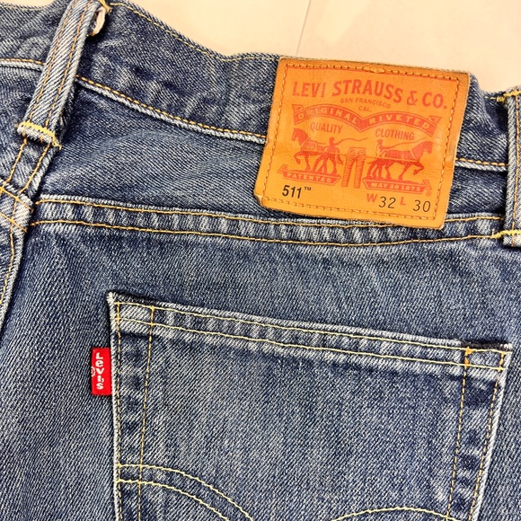 White Oak Cone Denim Levi 511 Jeans 32x30